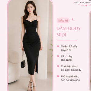 Đầm Body Ôm Dáng Thanh Lịch