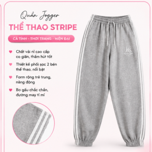QUẦN THỂ THAO UNISEX – NĂNG ĐỘNG, THOẢI MÁI, DỄ PHỐI ĐỒ